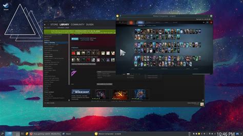 Dota on wayland with SDL.